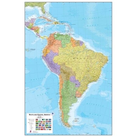 Wall Pops WallPops WPE0414 South America Map Wall Decals WPE0414